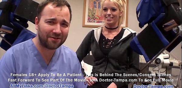  $CLOV Become Doctor Tampa While He Examines Big Tit Blonde Bella Ink For New Student Physical At GirlsGoneGyno.com